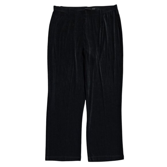 Chico's Travelers Black Straight Leg Slinky Knit Pull On Pants Capsule Comfy - Picture 1 of 9